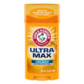 Arm and Hammer Ultramax Cool Blast deodorant stick 6-pack for daily freshness.