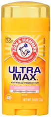 Arm & Hammer Ultramax Deodorant Powder Fresh bottle-front offers all-day odor protection.