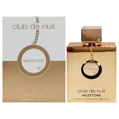 Armaf Club De Nuit Milestone bottle front showcases sleek design for everyday confidence.