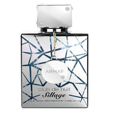 Armaf Club de Nuit Sillage bottle front shows bold presence for evenings.