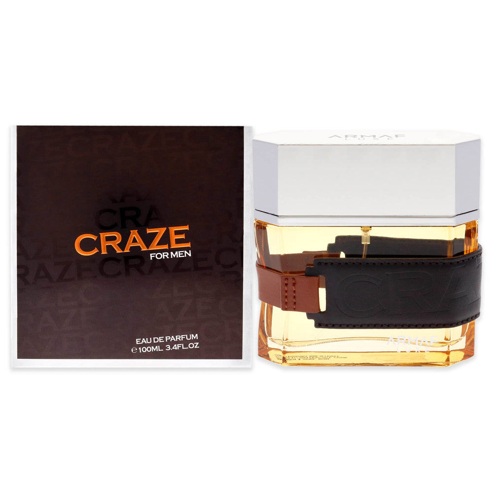 Armaf Craze men edp spray bottle close-up highlighting long-lasting fragrance.