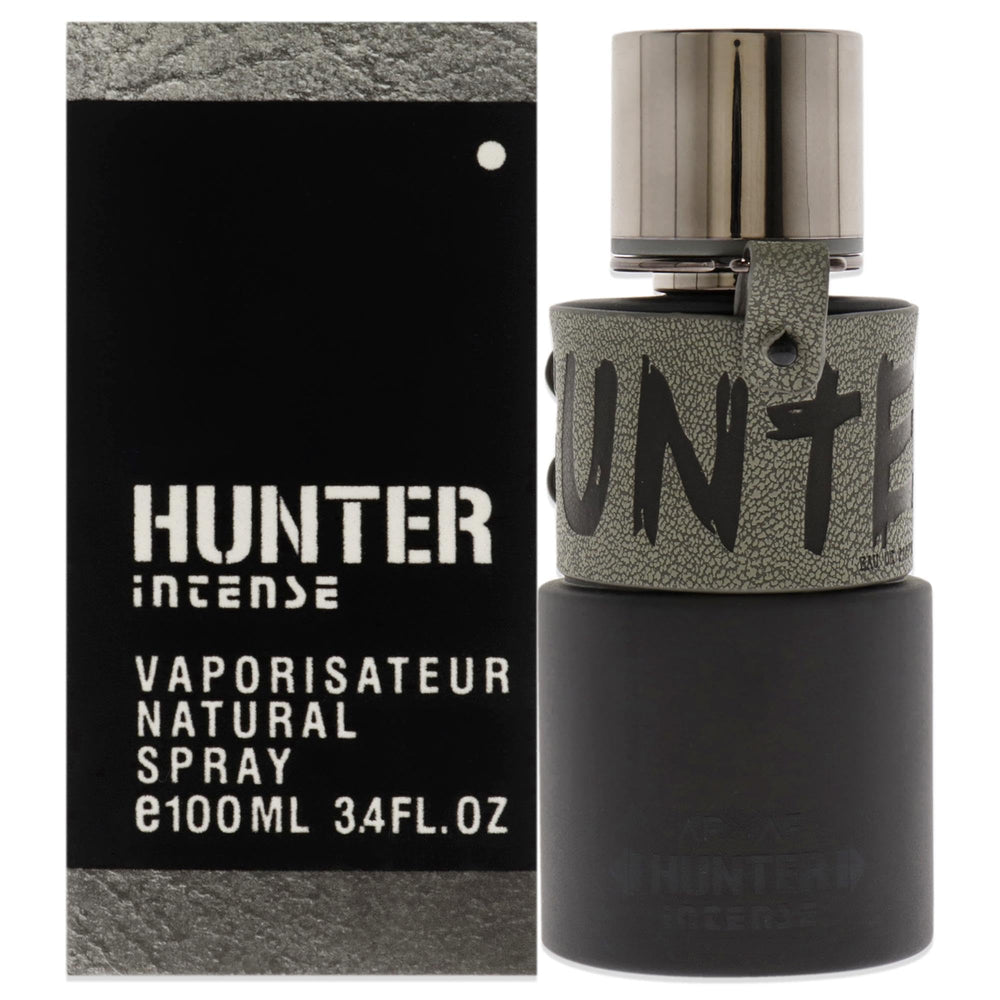 Armaf Hunter Intense bottle front view for bold daytime wear