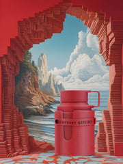 Armaf Odyssey Artisto Red bottle cap detail conveys premium luxury and attention to craft