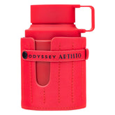 Armaf Odyssey Artisto Red bottle front view highlighting bold packaging for collectors