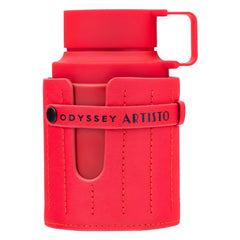 Armaf Odyssey Artisto Red bottle front view highlighting bold packaging for collectors