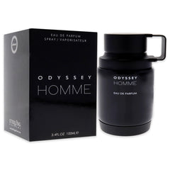 Armaf Odyssey Homme cap closeup highlights premium presentation and precision spray.
