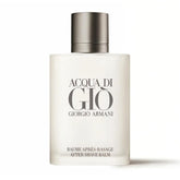 Armani Beauty Acqua di Gio After Shave Balm bottle for lasting marine-woody scent after shaving.