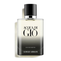 Armani Beauty Acqua di Gio bottle close-up showing premium design for daily confidence