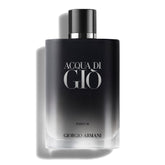 Armani Beauty Acqua di Gio Parfum bottle highlights marine notes for everyday wear.
