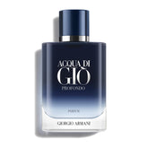 Armani Beauty Acqua di Giò Profondo bottle-front with ocean-inspired design.