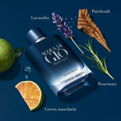 Armani Beauty Acqua di Gio Profondo inner label close-up for authenticity