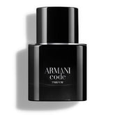 Armani Beauty Code Parfum for Men bergamot top-notes energize morning routine.