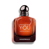 Armani Beauty Stronger With You Absolutely bottle closeup for premium scent and confidence