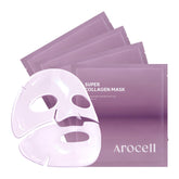 AROCELL Super Collagen Mask in overnight hydrogel delivers hydration and elasticity.