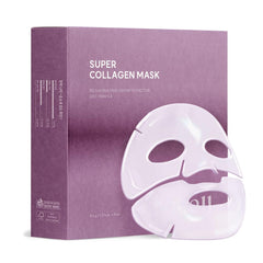 AROCELL Super Collagen Mask packaging shows eight-sheet kit for glow and routine