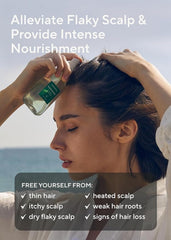 AROMATICA Black Food Complex ingredients nourish the scalp and care.