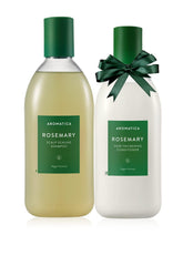 AROMATICA Rosemary Scalp Shampoo bottle highlighting revitalizing scalp care for healthier-looking hair