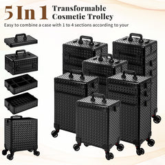 AROUS bottom storage space accommodates large tools and cosmetics.