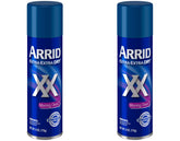 Arrid Morning Clean deodorant aerosol 6oz bottle in a 2 pack for all day freshness