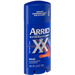 Arrid XX Regular Scent six-pack side view highlighting value and protection