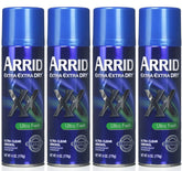 Arrid XX Ultra Clear spray bottle with Ultra Fresh scent for all-day protection.