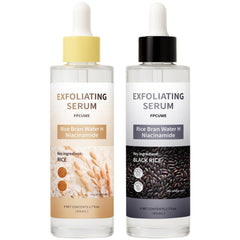 Art anime Peel Shot Glow ampoule bottle close-up highlights gentle exfoliation