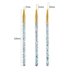 Artdone liner pens 3pc closeup ready for delicate lines and details