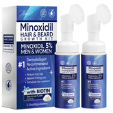Artimore 5% Minoxidil Foam bottle for thinning hair on scalp.