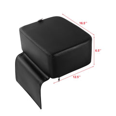 Artist hand cushion in-use demonstrates ergonomic support for comfortable, relaxed haircut sessions