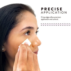 Artist's Choice triangle sponge for eye-shadow blending with crisp edge control.