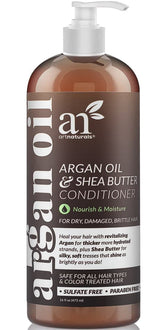 Artnaturals Argan Oil Hair Conditioner bottle front showing sulfate-free hydration for all hair types