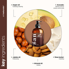 Artnaturals curl cream dispensing close-up demonstrates easy, controlled application.