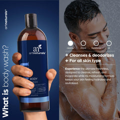 artnaturals Men’s Fresh Body Wash lather delivering a deep-clean feel