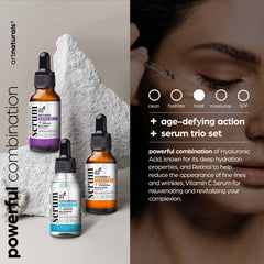 ArtNaturals retinol serum bottle application for overnight anti-aging use.