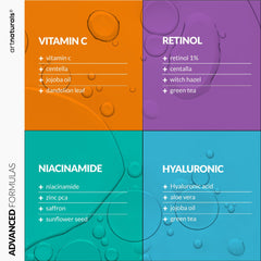 Artnaturals serum application close-up showing smooth absorption