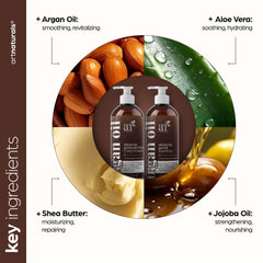 Artnaturals sulfate-free formula promises frizz control for smoother hair.