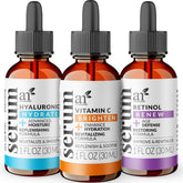 ArtNaturals vitamin C serum bottle pour for brightening skincare benefits.