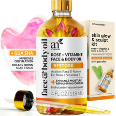 ArtNaturals Vitamin E Bio Oil bottle pour for smooth, hydrated skin
