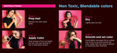 ArtShip Design hair chalk swatches displaying bold color options and shade variety.