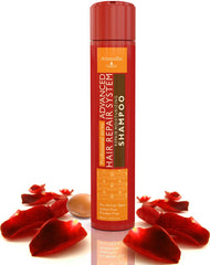 Arvazallia Advanced Hair Repair Shampoo being applied to cleanse and revitalize hair