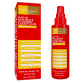 Arvazallia leave-in hair mask bottle closeup highlights moisture boost for dry or damaged hair