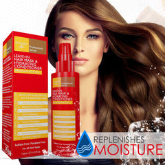 Arvazallia leave-in mask application glide demonstrates tangle-free detangling and silky feel