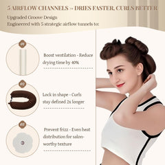 ARWVOA heatless headband provides comfortable all-night wear