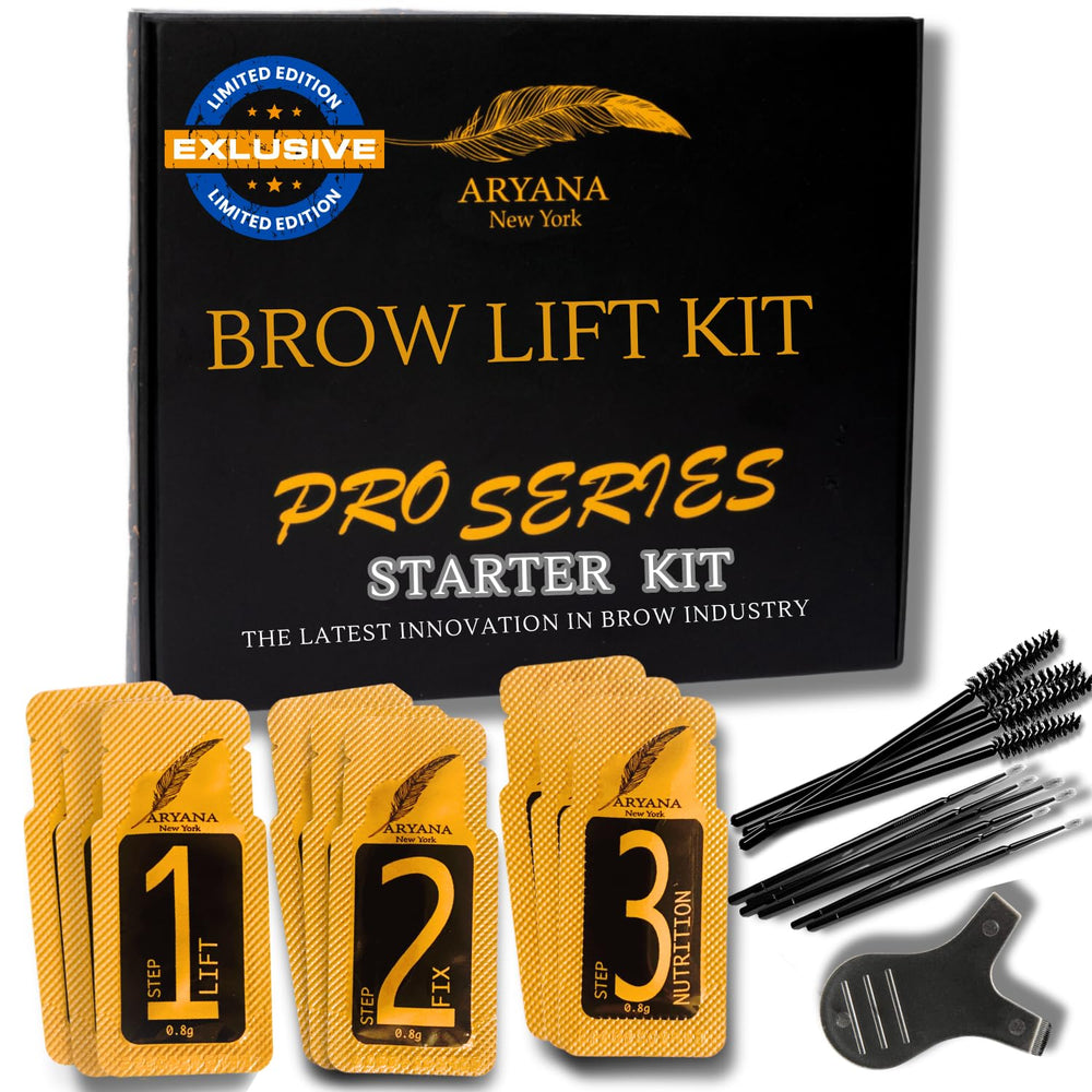 ARYANA NEW YORK Brow Lamination Starter Kit cover image shows a professional-grade starter kit for salon or home use