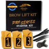ARYANA NEW YORK Brow Lamination Starter Kit cover image shows a professional-grade starter kit for salon or home use