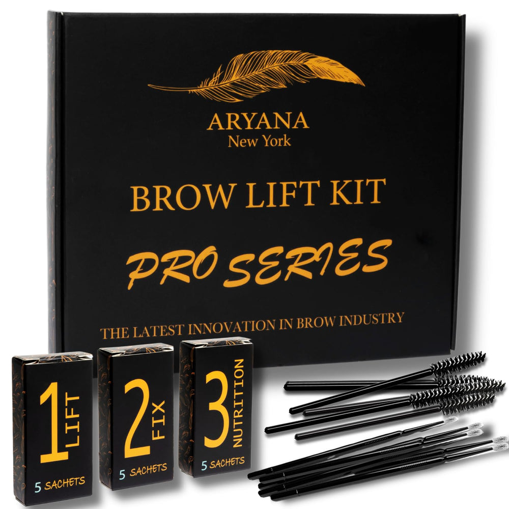 Aryana New York Eyebrow Lamination Kit packaging for salon-ready vegan brows