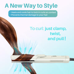 Asani 360° Airflow Styler vented airflow for even heat and smooth results.