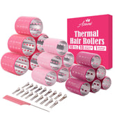Asani rodillos térmicos 37 piezas para crear rizos duraderos y con volumen.