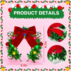 Asekonc Light Up Christmas Ball Headband offers durable, comfortable wear for long celebrations