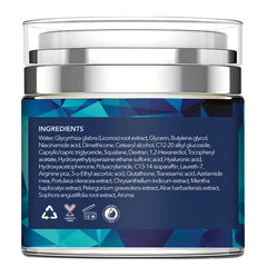 Ashania dark spot cream swirl suggesting smoothing uneven skin tone